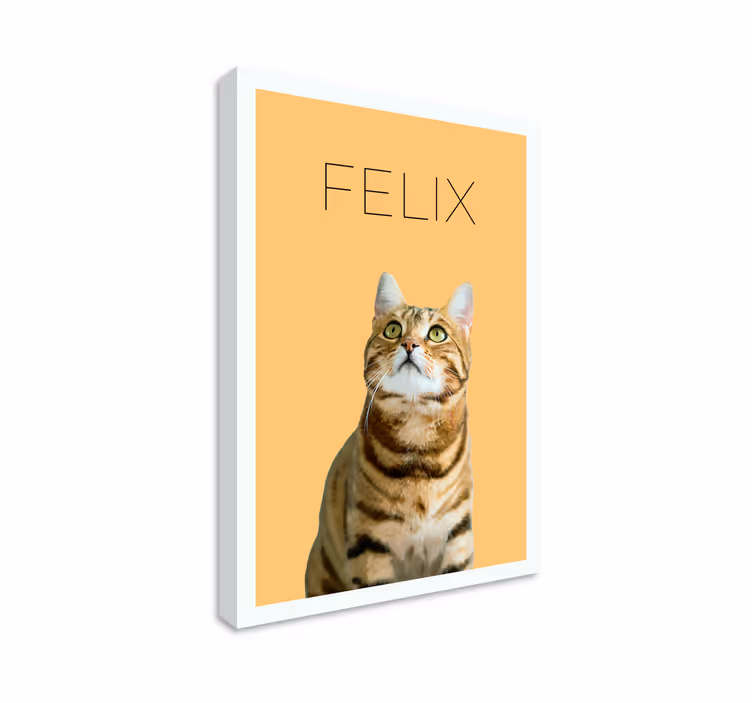 Tableau bureau portrait minimaliste de l'animal de compagnie à l' - TenStickers