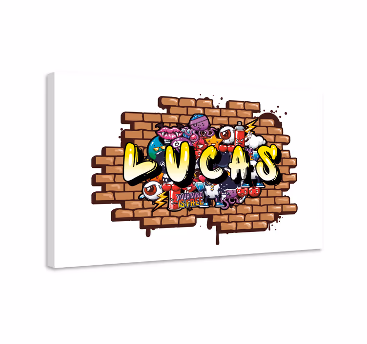 Tableau chambre enfant personnalisé Graffiti OriginalGraffiti per - TenStickers