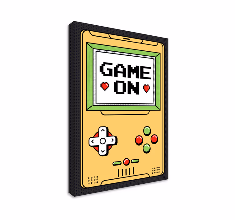 Cadre jeux vidéo jeu sur consoleJeu sur console - TenStickers