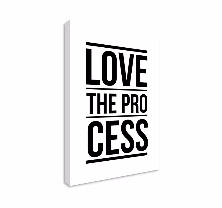 Tableau motivation l'amour le processusL'amour est une chose merv - TenStickers