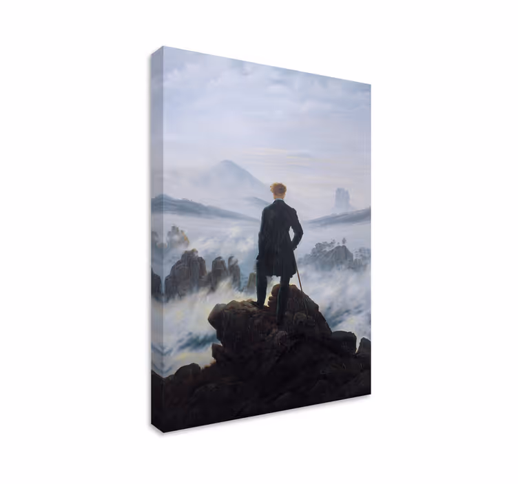 Tableau art errant au-dessus de la Mer de Brouillard - TenStickers