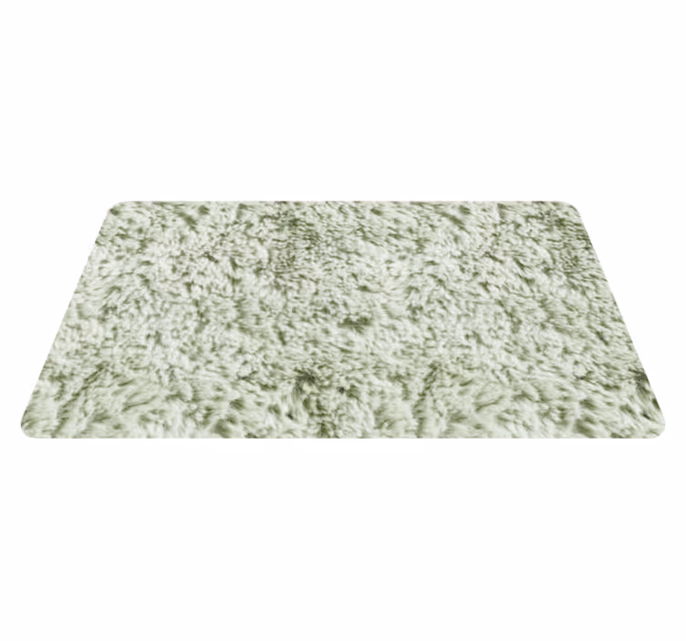 Tapis vinyle salle de bain imitation tissu vert - TenStickers