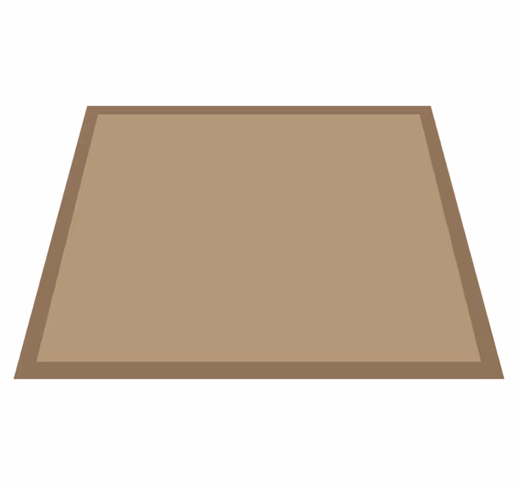 Tapis vinyle salle à manger aspect jute uni - TenStickers
