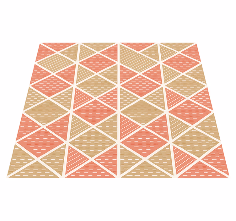 Tapis vinyle salle à manger style graphique scandinave - TenStickers