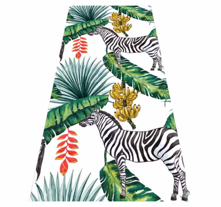 Tapis vinyle animal motif nature - TenStickers