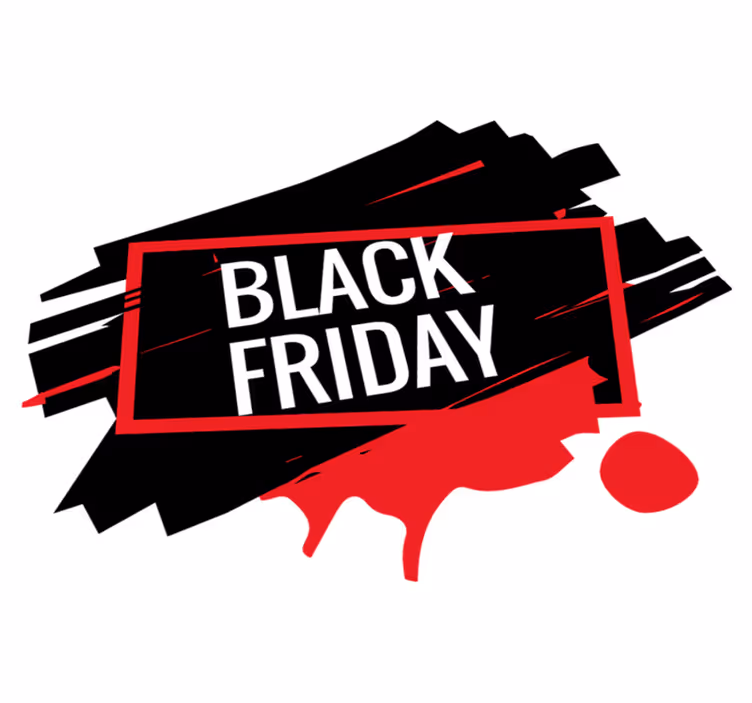 Tapis vinyle black friday stickers modernes black friday - TenStickers
