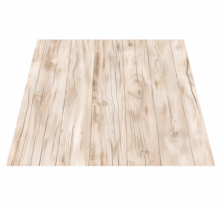 Tapis vinyle salle à manger bois clair pour table - TenStickers