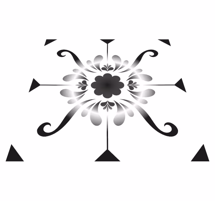 Tapis vinyle salle de bain motif carrelage vinyle - TenStickers