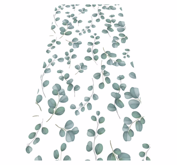 Tapis vinyle plantes design feuillage d'eucalyptus - TenStickers