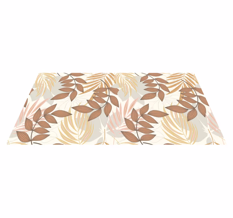 Tapis vinyle plantes inspiration feuille Élégante - TenStickers