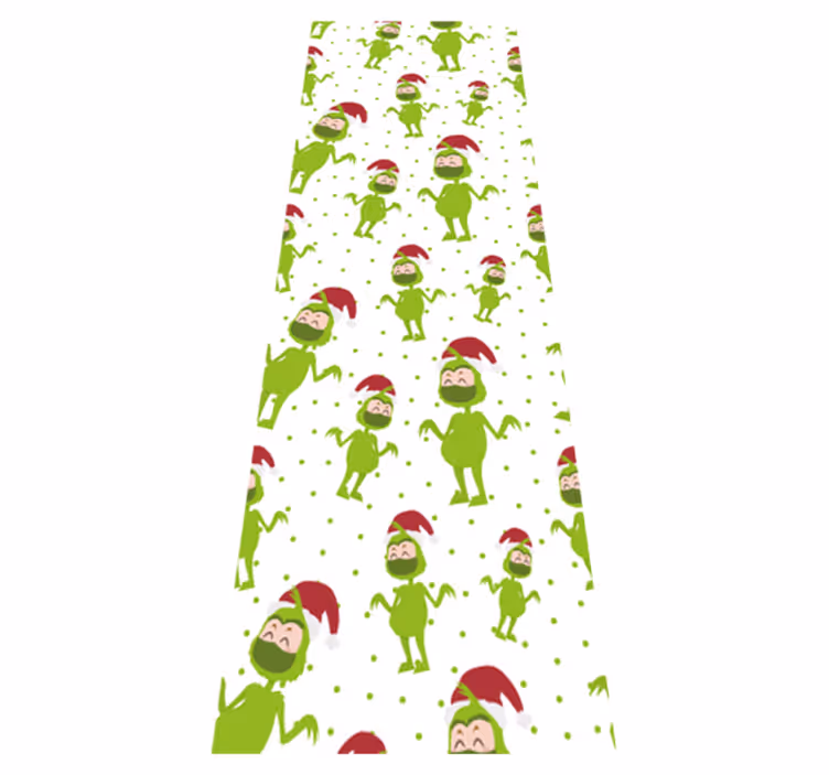 Tapis vinyle noël joyeux noël avec masque - TenStickers
