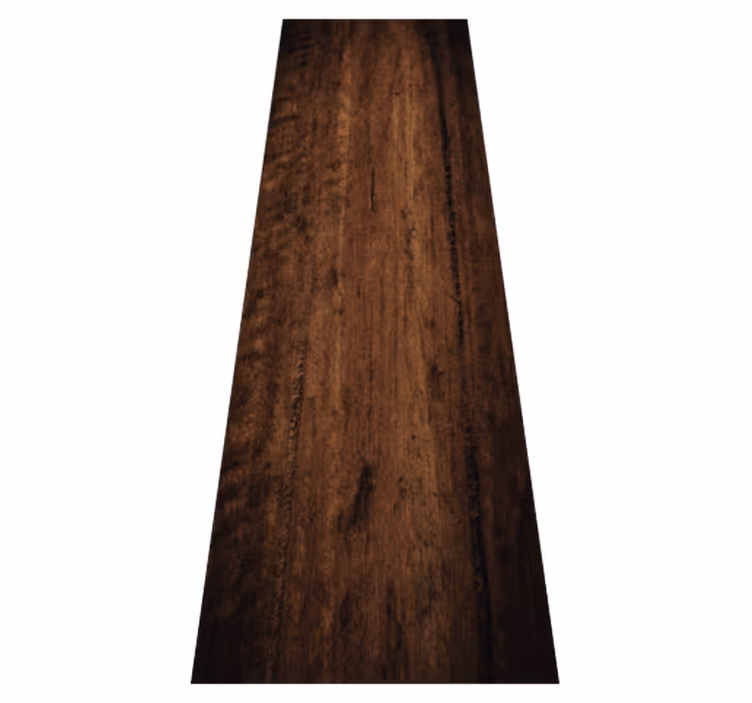 Tapis vinyle chambre bois patiné brun foncé - TenStickers