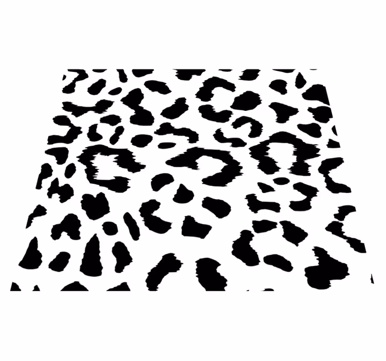 Tapis vinyle chambre imprimé léopard simple - TenStickers