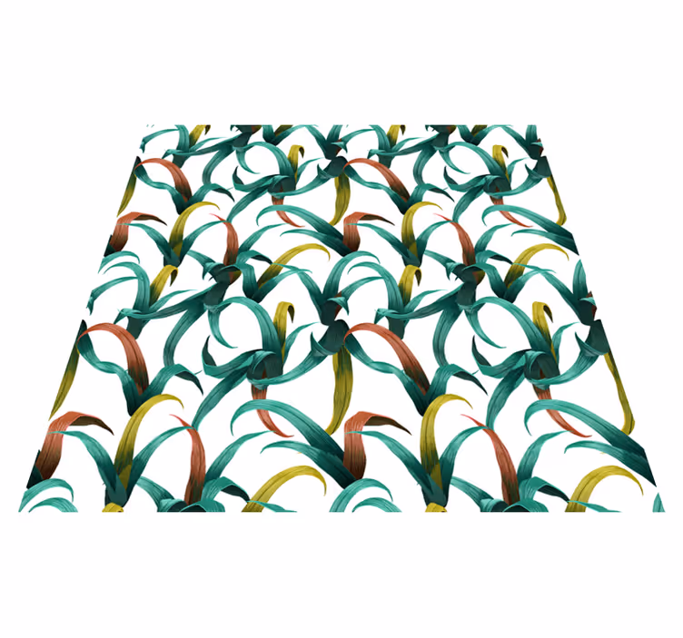 Tapis vinyle plantes design de belles plantes tropicales - TenStickers