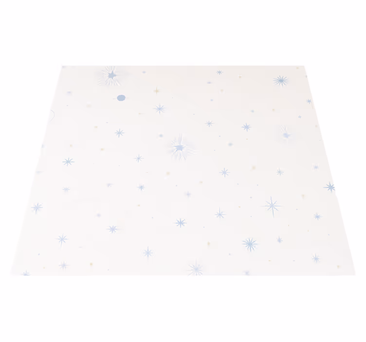Tapis vinyle chambre Étoile céleste radieuse - TenStickers