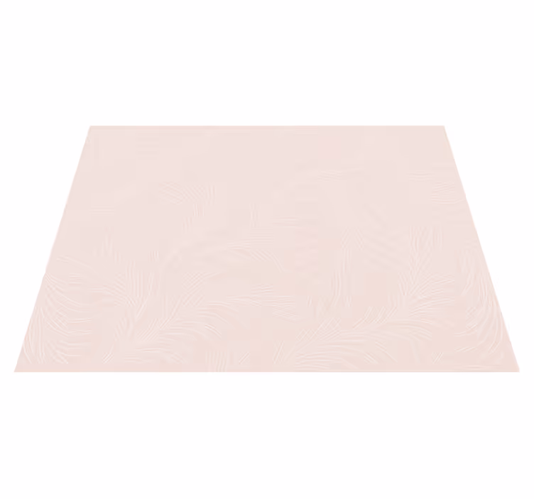 Tapis vinyle chambre botanique rose douce - TenStickers