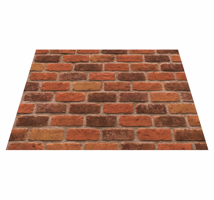 Tapis vinyle chambre pierre brique rustique - TenStickers