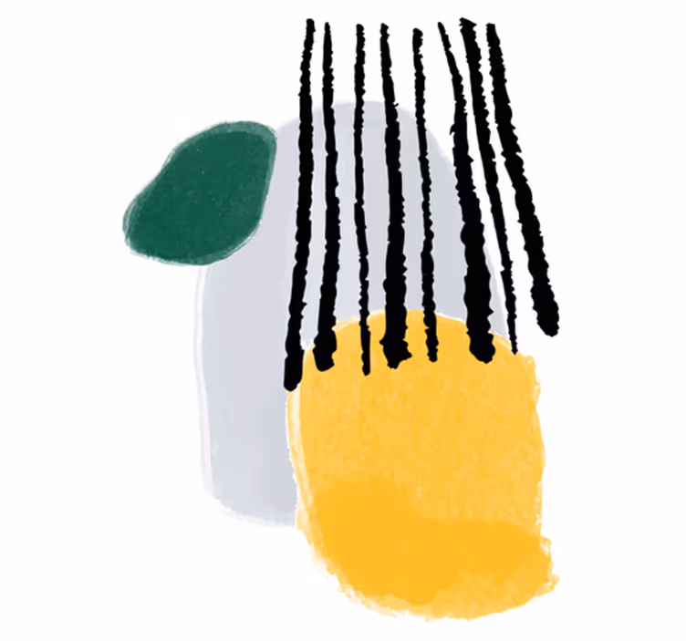 Tapis vinyle chambre art abstrait rianning - TenStickers