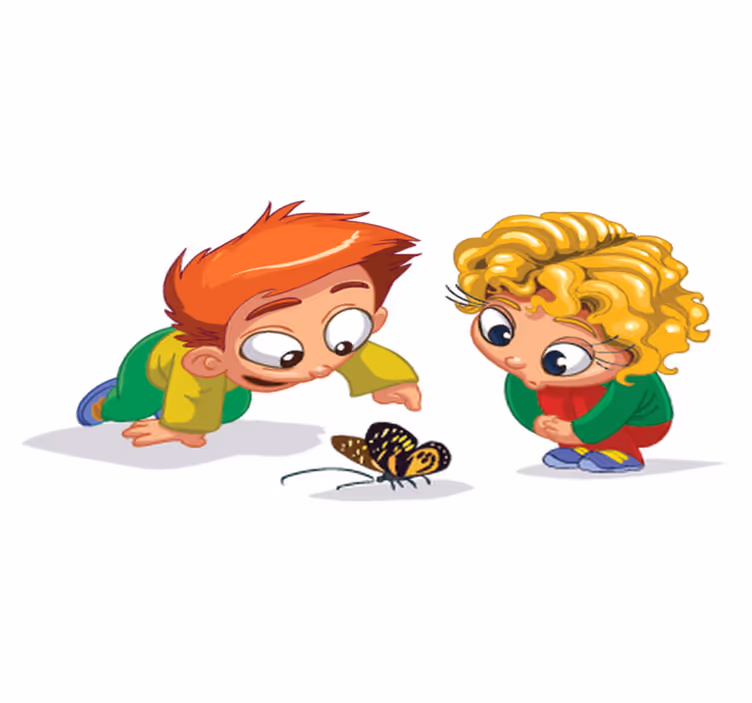 Tapis vinyle pour enfants curieux et ludiques - TenStickers