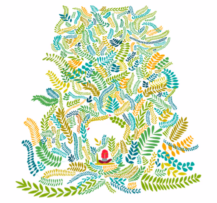 Tapis vinyle pour enfants lecture jolie du nord - TenStickers