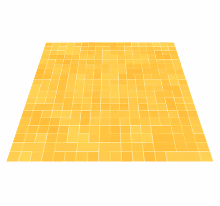 Tapis vinyle cuisine mosaïque dorée détail - TenStickers