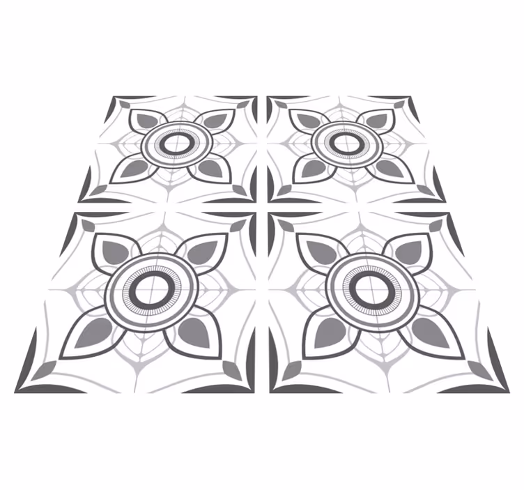 Tapis vinyle cuisine autocollant carreaux portugais - TenStickers