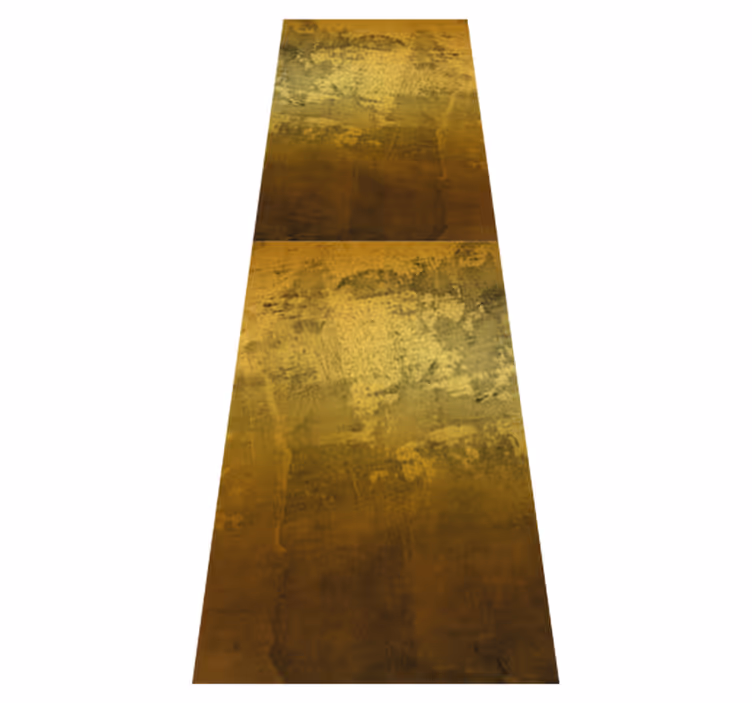 Tapis vinyle chambre motif doré rétro enchevêtré - TenStickers