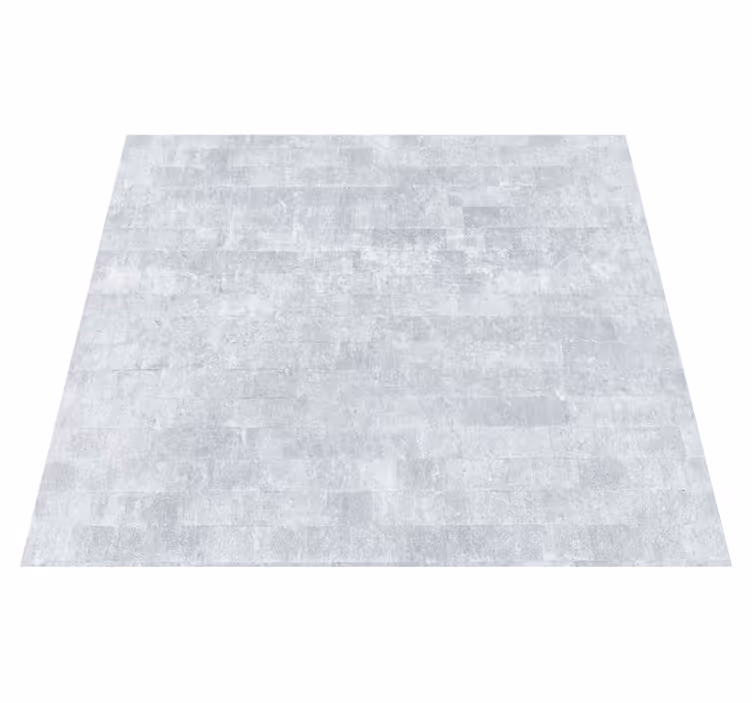 Tapis vinyle bureau motif brique grise usé - TenStickers