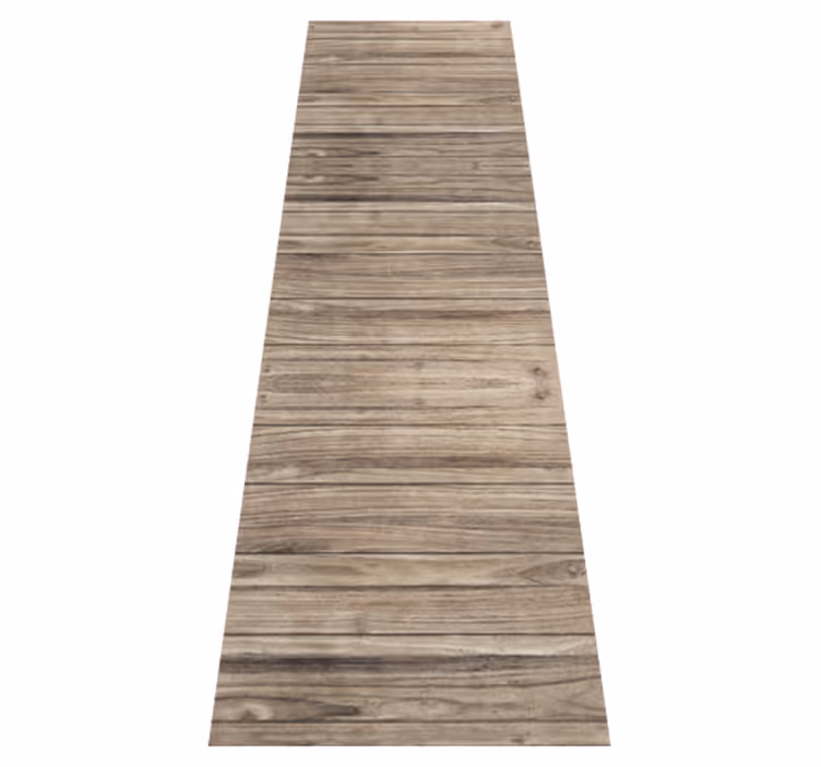 Tapis vinyle bureau planches en bois rustiques grises - TenStickers
