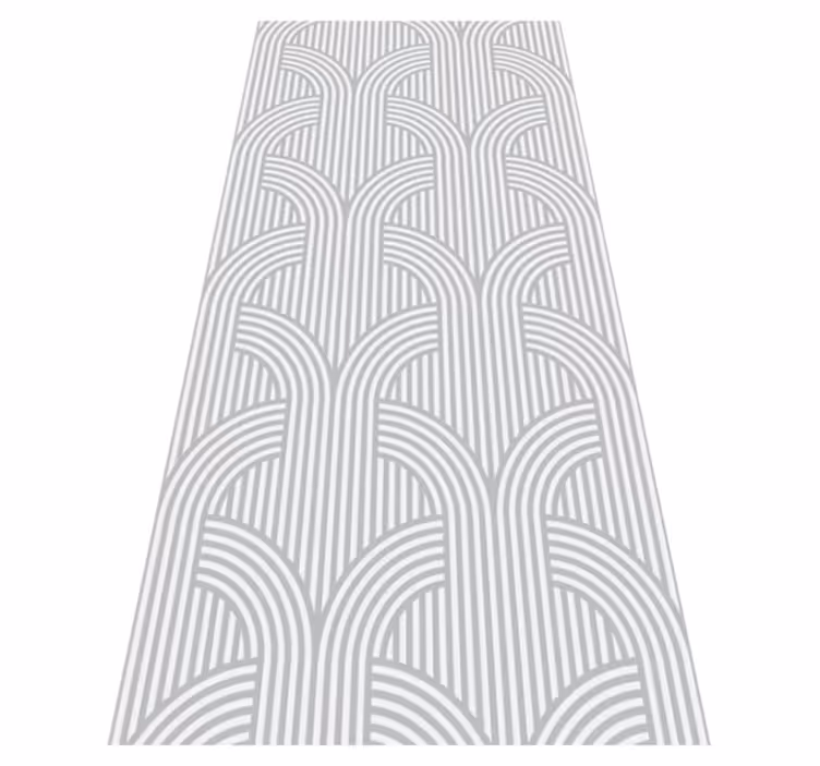 Tapis vinyle chambre papier peint gris minimaliste - TenStickers
