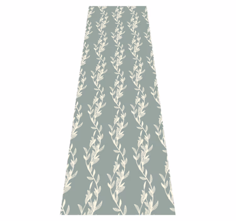 Tapis vinyle chambre feuilles petites sur brindilles - TenStickers