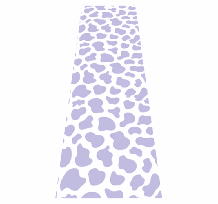 Tapis vinyle chambre motif vache violette - TenStickers