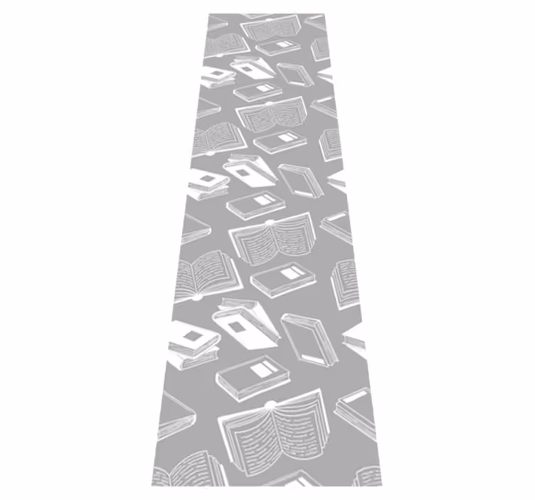 Tapis vinyle nordique poème gris scandinave - TenStickers