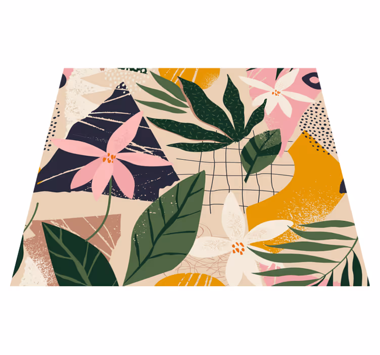 Tapis vinyle nature un jardin chez soi - TenStickers