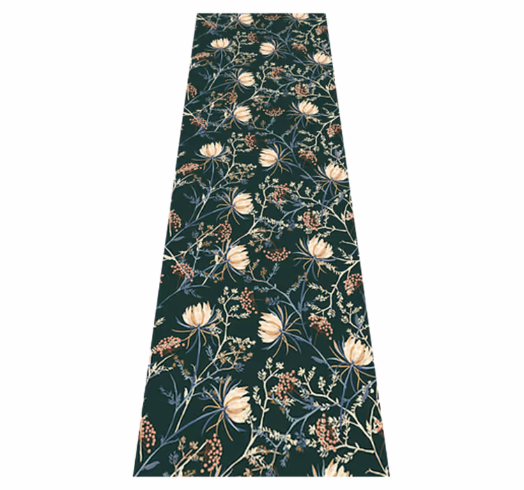 Tapis vinyle nature style Émeraude rétro - TenStickers