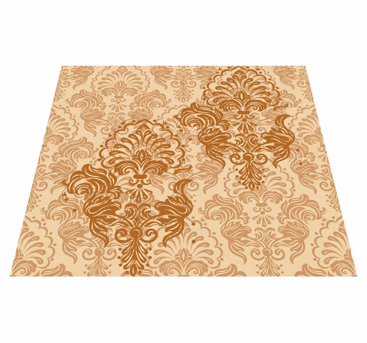 Tapis vinyle vintage motif dégradé aux couleurs chaudes - TenStickers