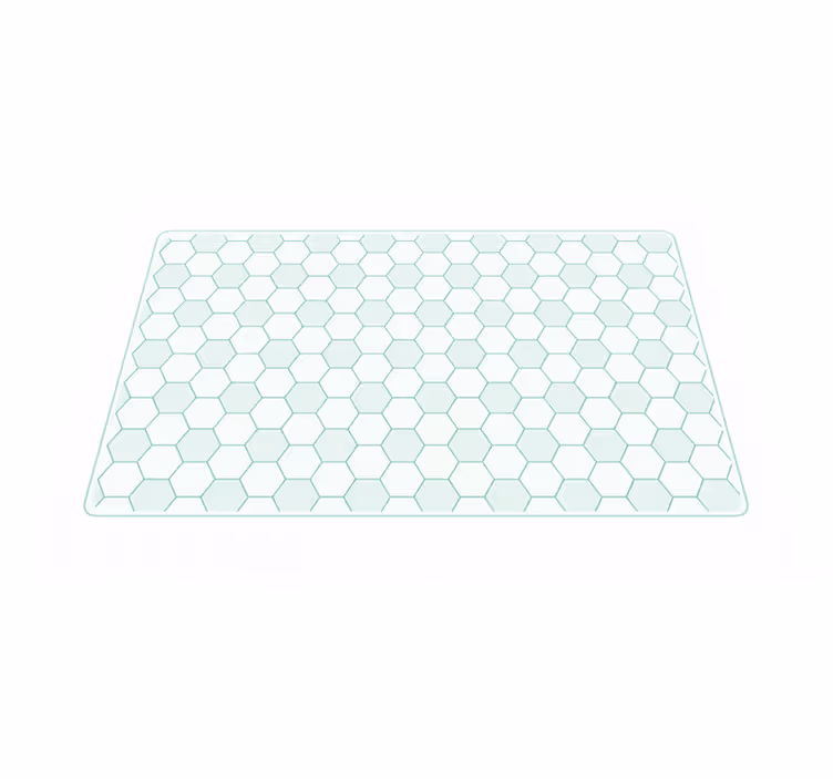 Tapis mosaique vinyle effet carreaux colorés - TenStickers