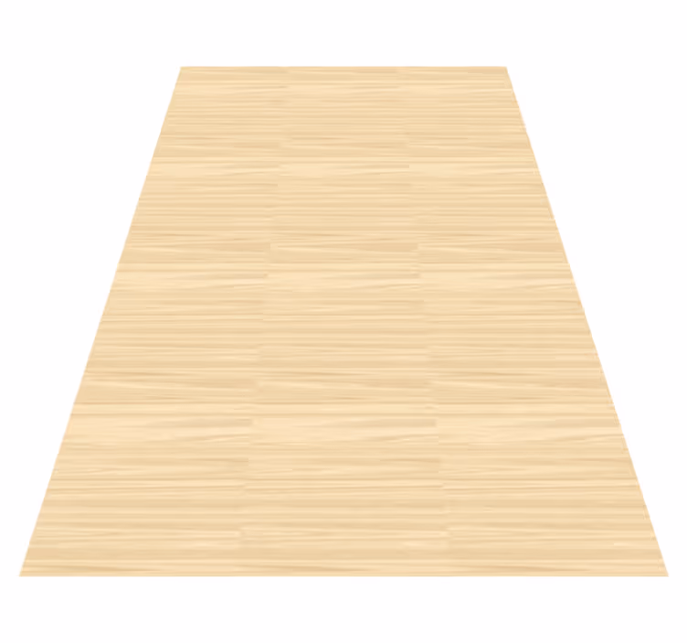 Tapis vinyle texture effet bois design japandi - TenStickers