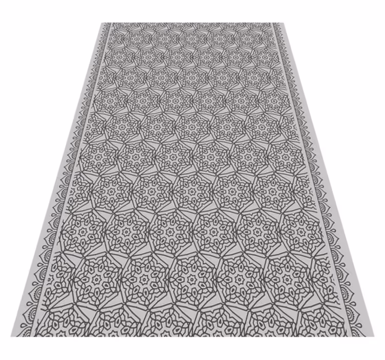 Tapis vinyle texture style carreaux arabes abstraits - TenStickers
