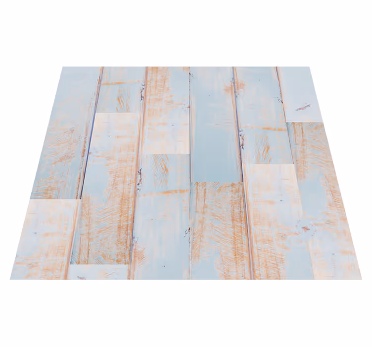 Tapis vinyle texture planches en bois vieillies - TenStickers