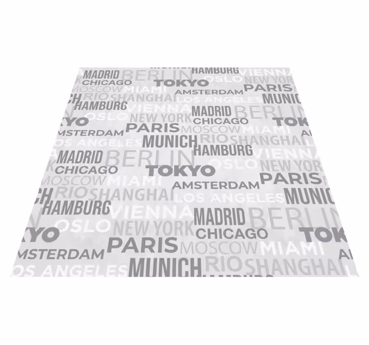 Tapis vinyle citation paris - TenStickers