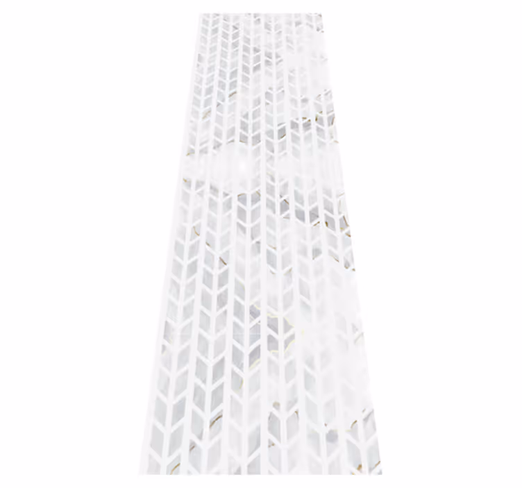 Tapis vinyle texture carreaux marbre doré petit - TenStickers