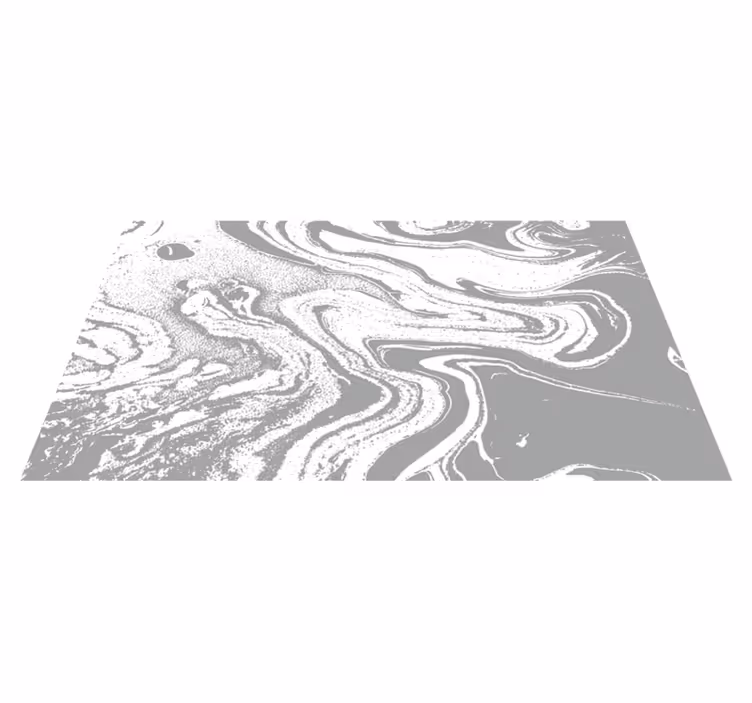 Tapis vinyle entrée effet marbre gris clair - TenStickers