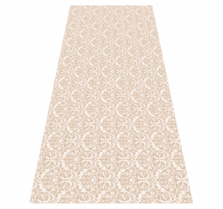 Tapis vinyle beige motif beige clair antique - TenStickers