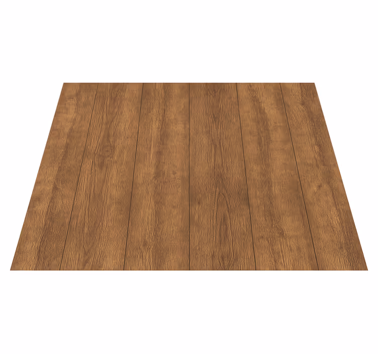 Tapis vinyle marron effet planche de bois noyer rustic - TenStickers