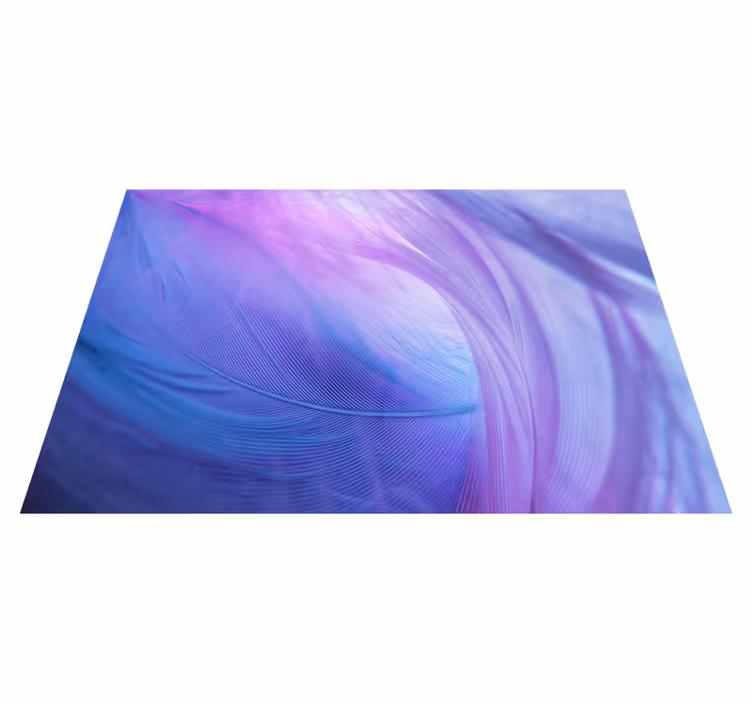 Tapis vinyle violet tourbillon 3d bleu et violet - TenStickers