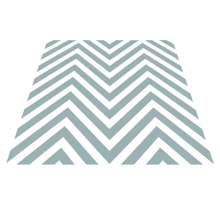 Tapis vinyle vert à motifs carrés - TenStickers