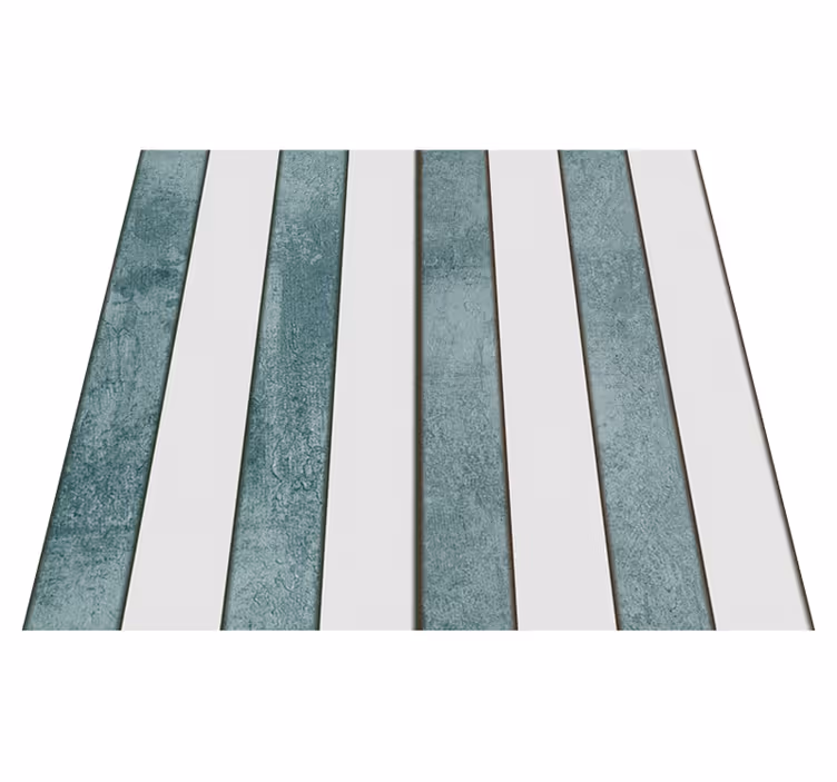 Tapis vinyle extérieur texture béton rayé - TenStickers