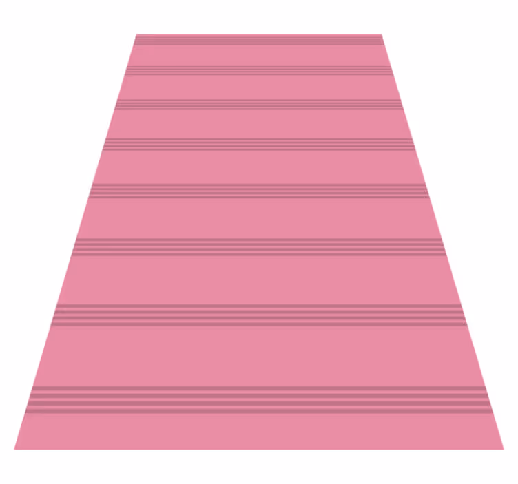 Tapis vinyle rose à rayures roses foncées - TenStickers