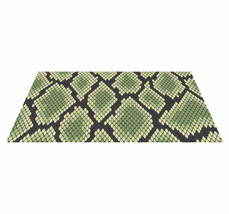 Tapis vinyle animal peau de serpent abstraite - TenStickers